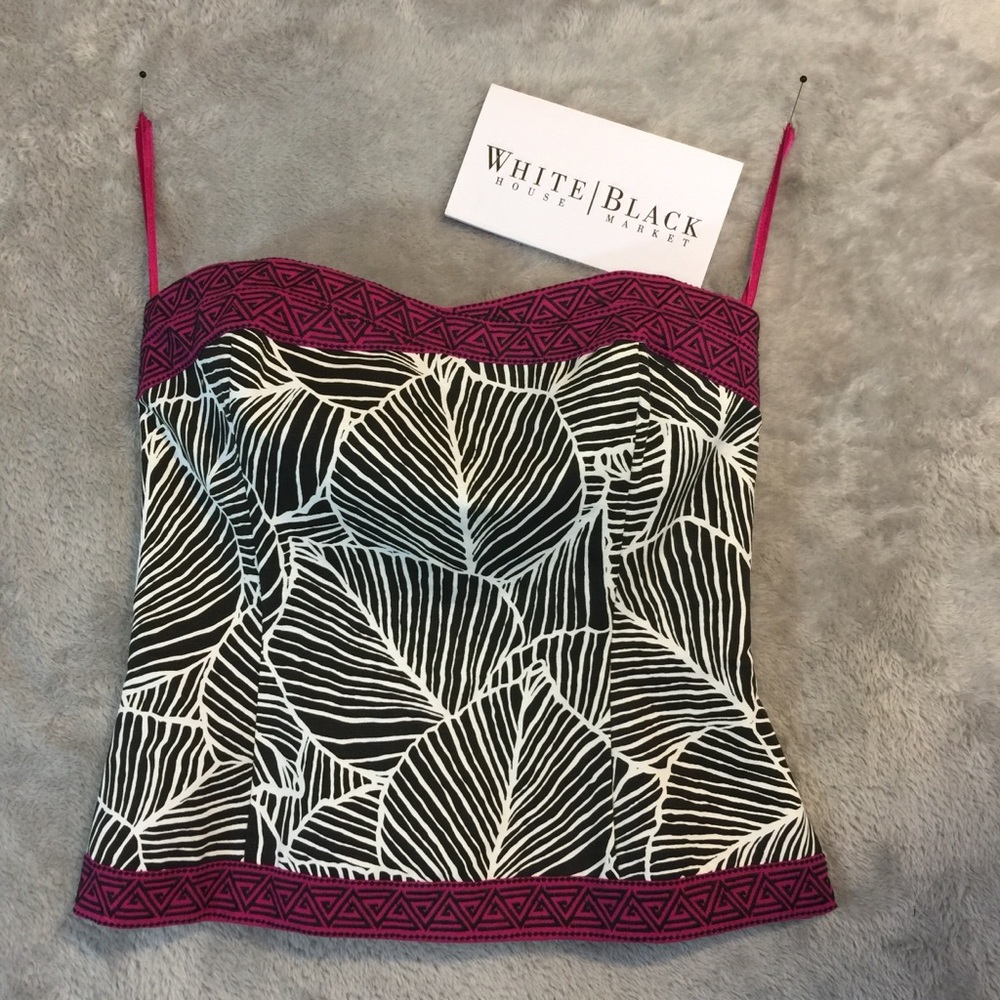 NWT White House Black Market Strapless Top